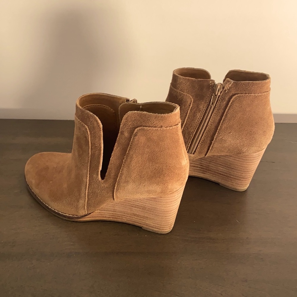 Lucky brand wedge booties